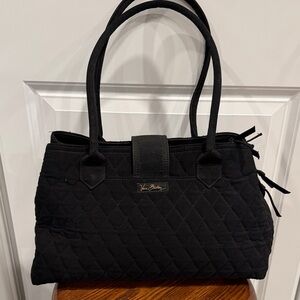 Vera Bradley Black Quilted Shoulder Bag